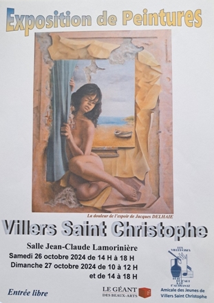 Affiche Expo Villers St Christophe 2024